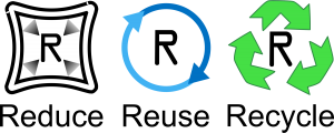 Reduce, reuse, recycle — the three Rs