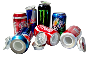Aluminium drink cans